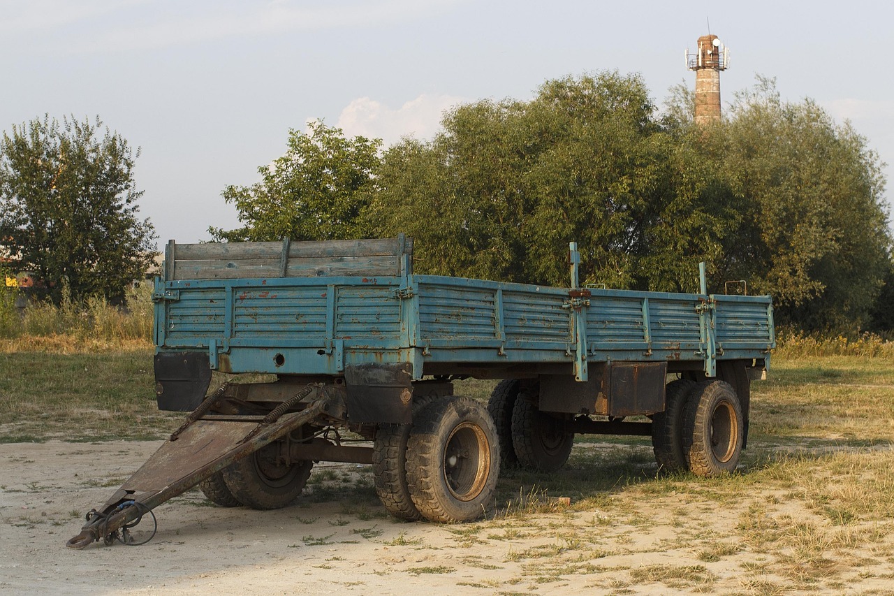 trailer, old, cargo, to drag, transport, shipping, trailer, trailer, trailer, trailer, trailer, to drag